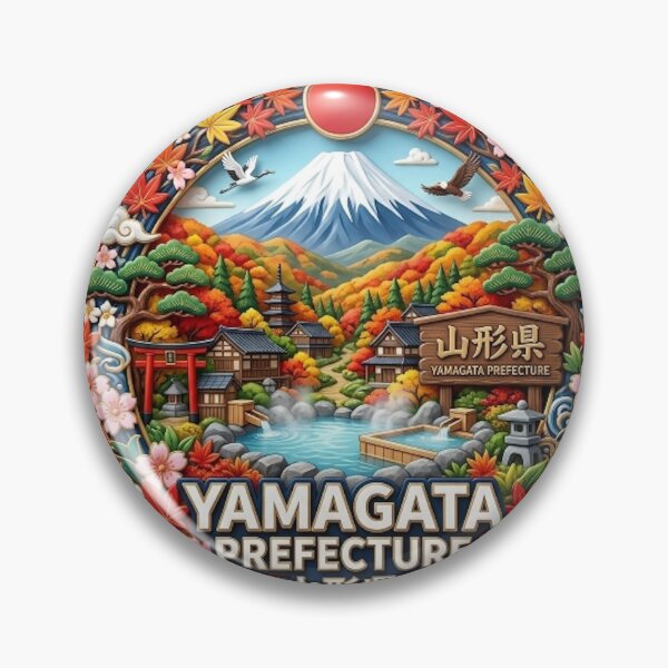 Item preview, YAMAGATA PREFECTURE JAPAN designed and sold by likbatonboot.