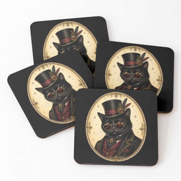 Item preview, Dapper Black Cat designed and sold by Midnight-Moss.