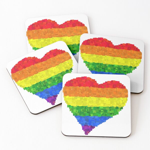 Item preview, Layered Confetti Rainbow Heart designed and sold by Pixeller2026.
