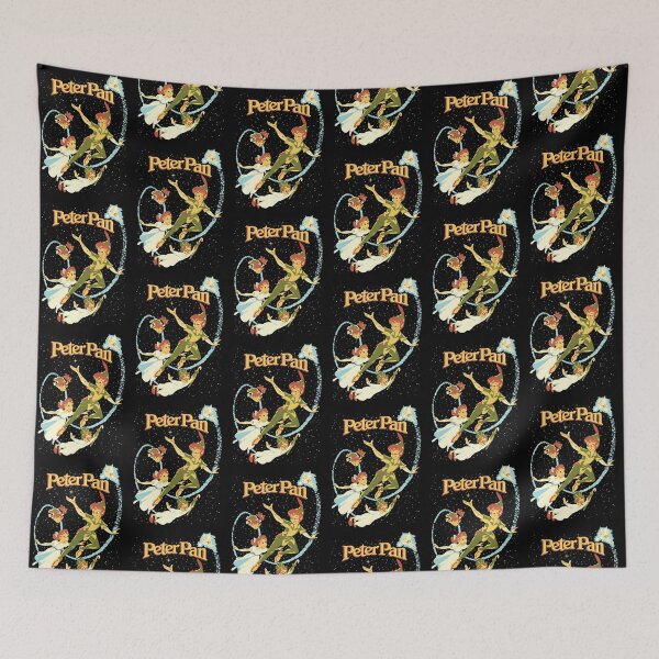 Item preview, Peter Pan Vintage Flying Aesthetic Art designed and sold by MindrootEchoart.