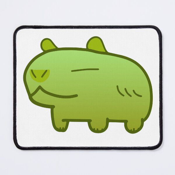 Item preview, Matcha Capybara Green designed and sold by MiscibilityArt.
