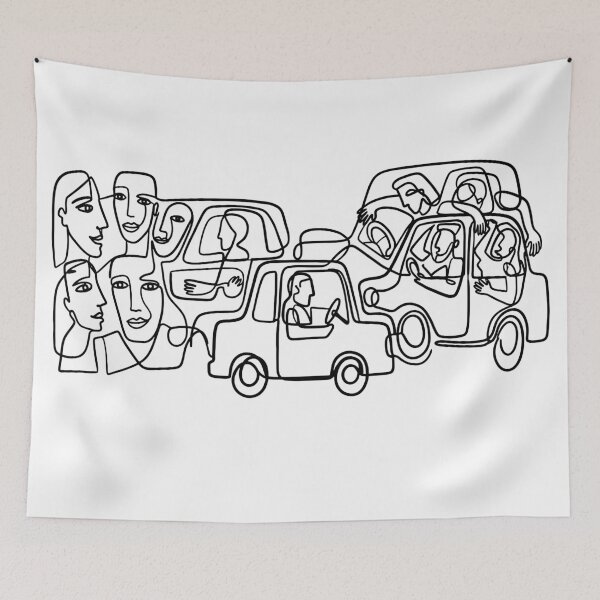 Item preview, People in cars: "we are all in our cars right now"  designed and sold by YOU SHOP NOW.