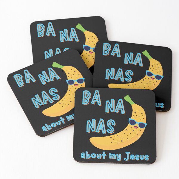 Item preview, Bananas About My Jesus Summer Sunglasses Blue and Orange designed and sold by Forevermore.
