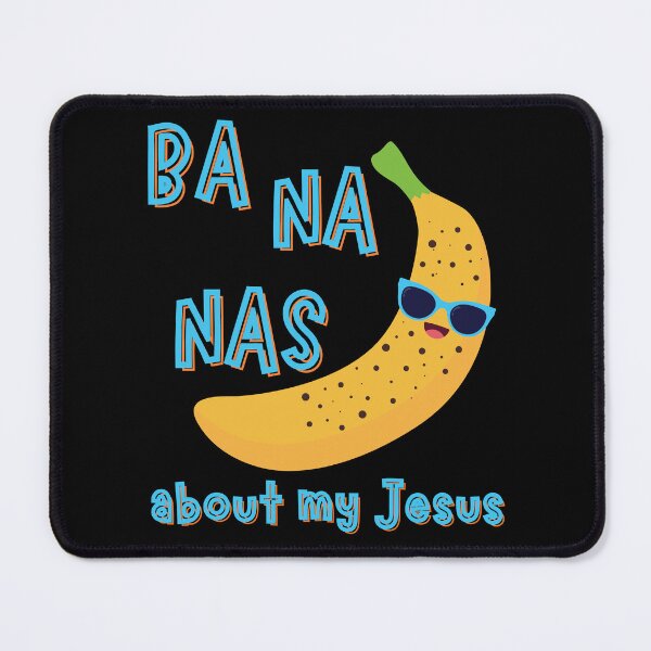 Item preview, Bananas About My Jesus Summer Sunglasses Blue and Orange designed and sold by Forevermore.