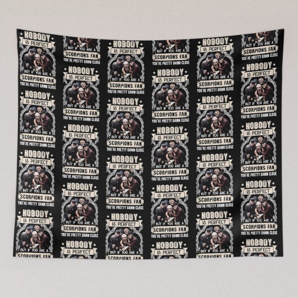 Item preview, Nobody Is Perfect But If You Are A Scorpions Fan Quote designed and sold by MindrootEchoart.