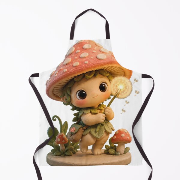 Item preview, Cute Mushroom Elf Fairy Glowing Dandelion designed and sold by ArtdesignsA.