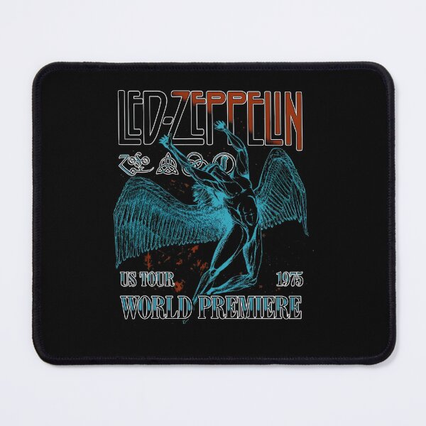Item preview, Led Zeppelin US Tour 1975 World Premiere Retro Art designed and sold by MindrootEchoart.