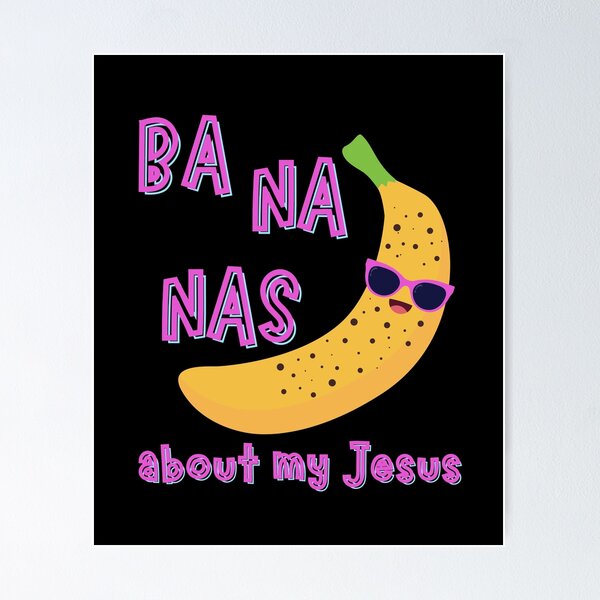Item preview, Bananas About My Jesus Summer Sunglasses Purple and Blue designed and sold by Forevermore.