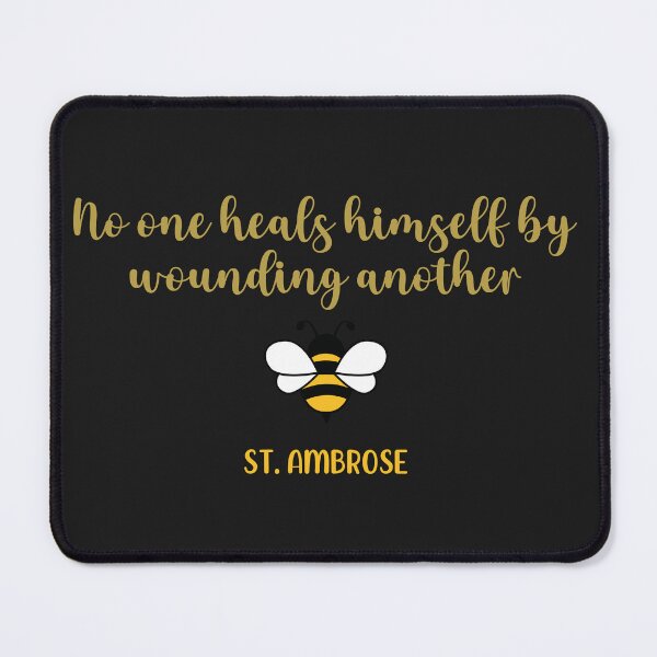 Item preview, St. Ambrose Quote designed and sold by All I Need Designs.
