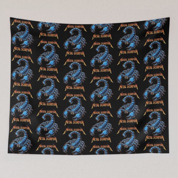 Item preview, Metal Scorpion Heavy Metal Thrash Rock Style designed and sold by MindrootEchoart.