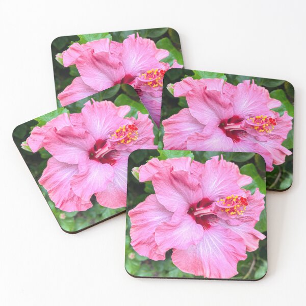 Item preview, Pink Hibiscus Flower with Delicate Tropical Petals Photography designed and sold by Be Captured by Brittany Emma.