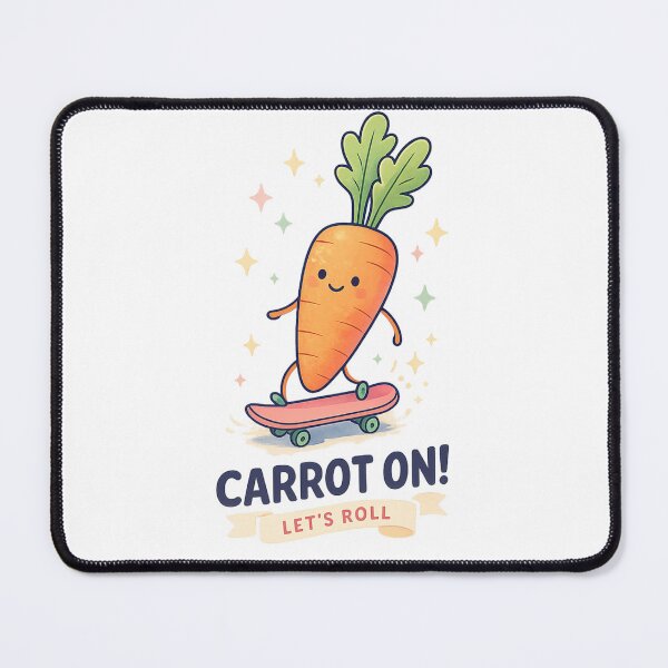 Item preview, Carrot Skateboarder Cute Vegetable Skate Tee designed and sold by SoftSproutstu.