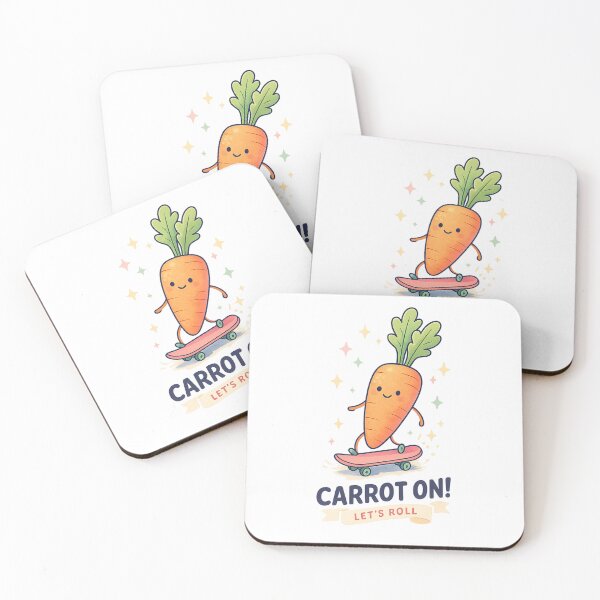 Item preview, Carrot Skateboarder Cute Vegetable Skate Tee designed and sold by SoftSproutstu.