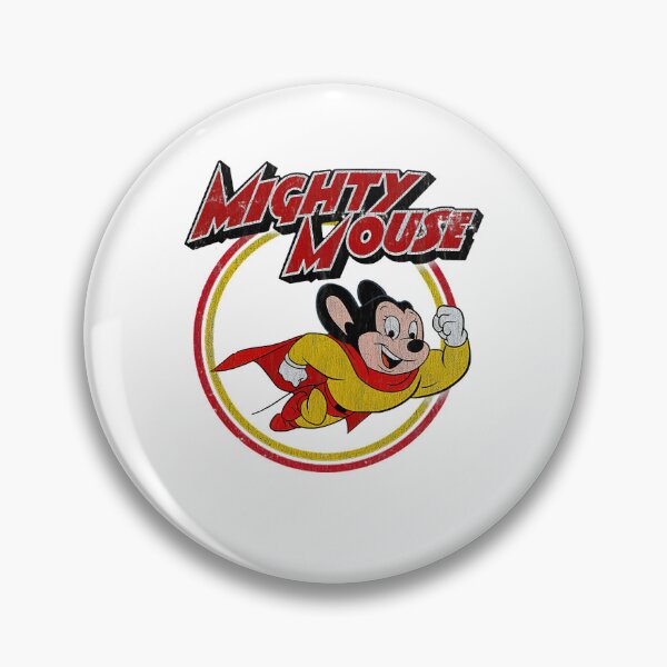 Item preview, Mighty Mouse Vintage Distressed Comic Art designed and sold by MindrootEchoart.
