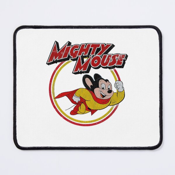 Item preview, Mighty Mouse Vintage Distressed Comic Art designed and sold by MindrootEchoart.