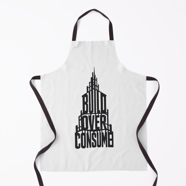Item preview, Build Over Consume Architectural Graphic Tee designed and sold by PhylonBoxx.
