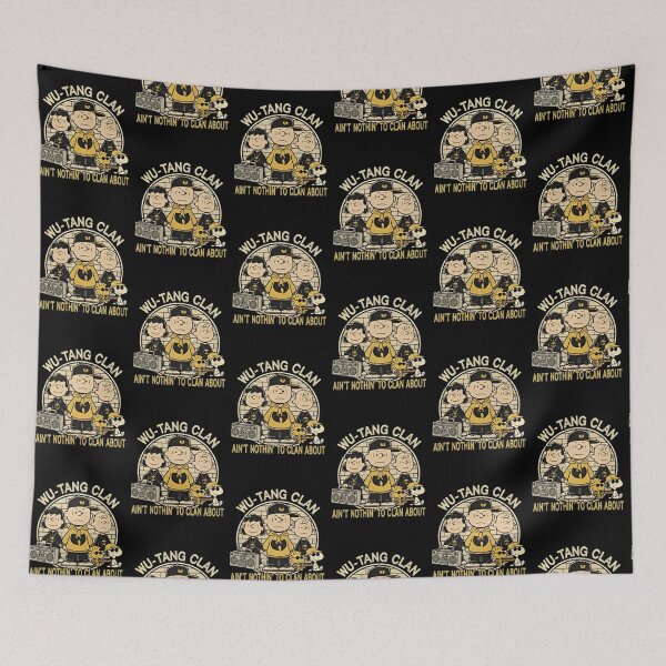 Item preview, Wu-Tang Clan Ain't Nothin' To Clan About Peanuts Mashup designed and sold by MindrootEchoart.
