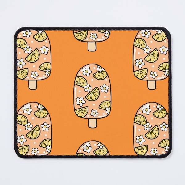 Item preview, Cute Summer Lemon Popsicle Pattern designed and sold by INK-ORA.