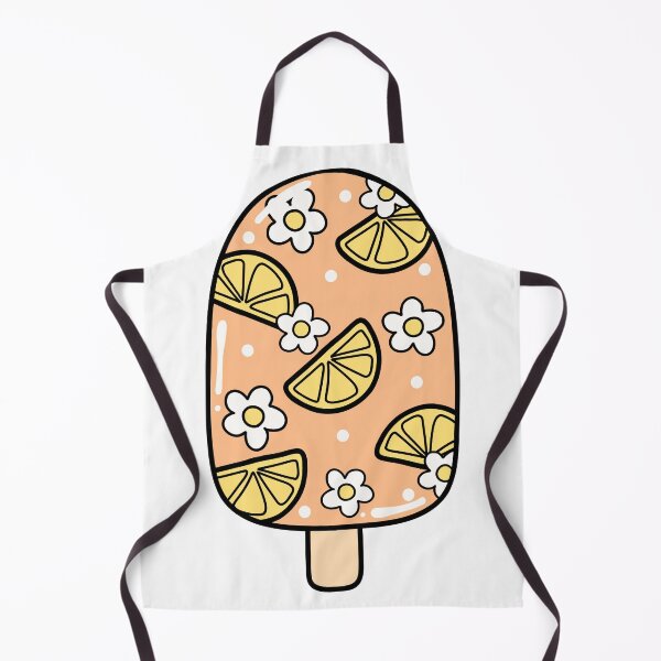 Item preview, Cute Summer Lemon Popsicle Pattern designed and sold by INK-ORA.
