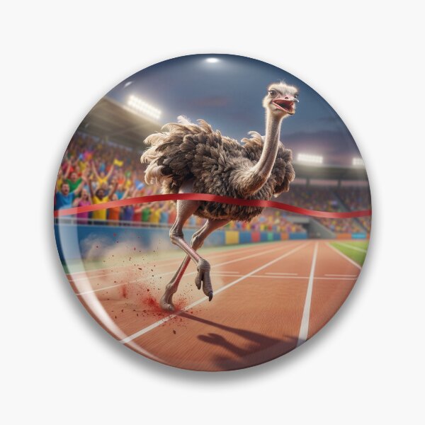 Item preview, Ostrich Runner Wins the Race designed and sold by Tridentulus.