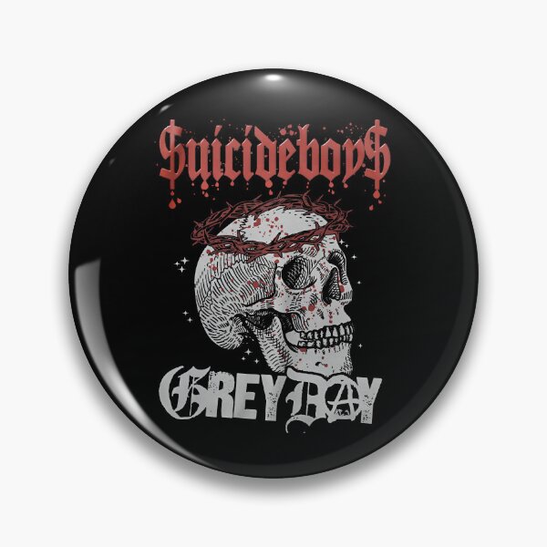Item preview, Suicideboys Grey Day Tour Skull Vintage Art designed and sold by MindrootEchoart.