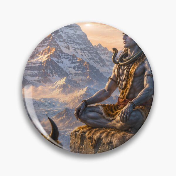 Item preview, Mahasivaratri Nandi Gazing Upon Lord Shiva | Kailash Devotional Art designed and sold by Homyar.