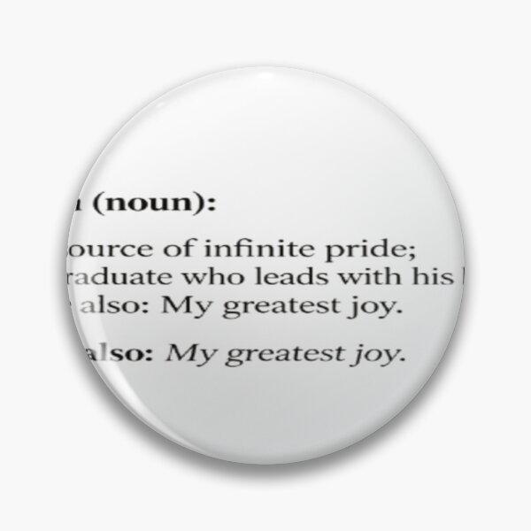 Item preview, Son Definition – Conscious Graduation Gift from Mom designed and sold by Cristhian Almanza.