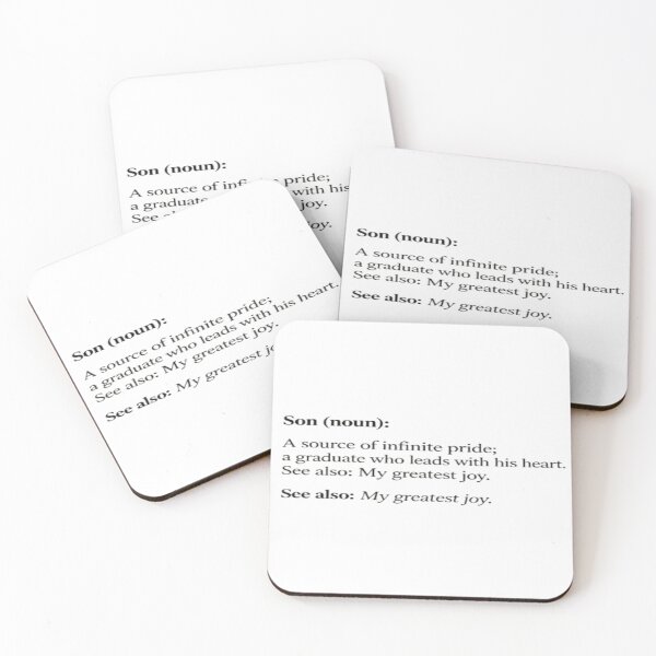 Item preview, Son Definition – Conscious Graduation Gift from Mom designed and sold by Cristhian Almanza.