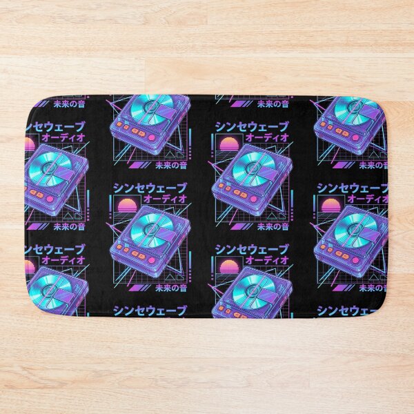 Item preview, Retro Minidisc Player Synthwave Cyberpunk Audiophile designed and sold by RetroRewind Studio.