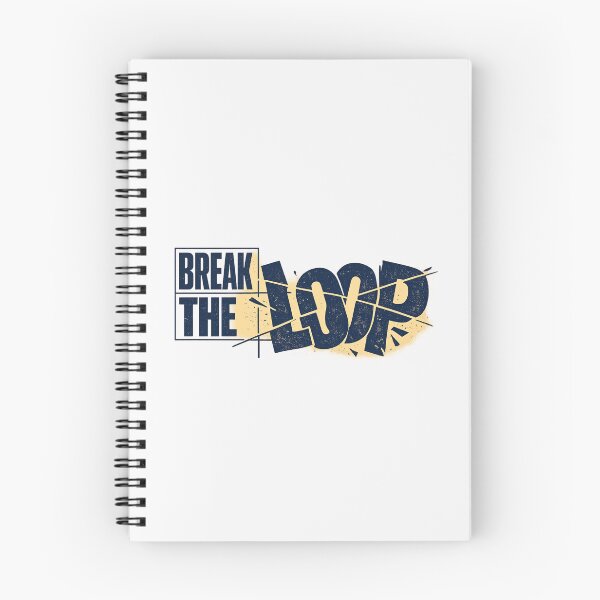 Item preview, Break The Loop Grid Typography Tee designed and sold by PhylonBoxx.