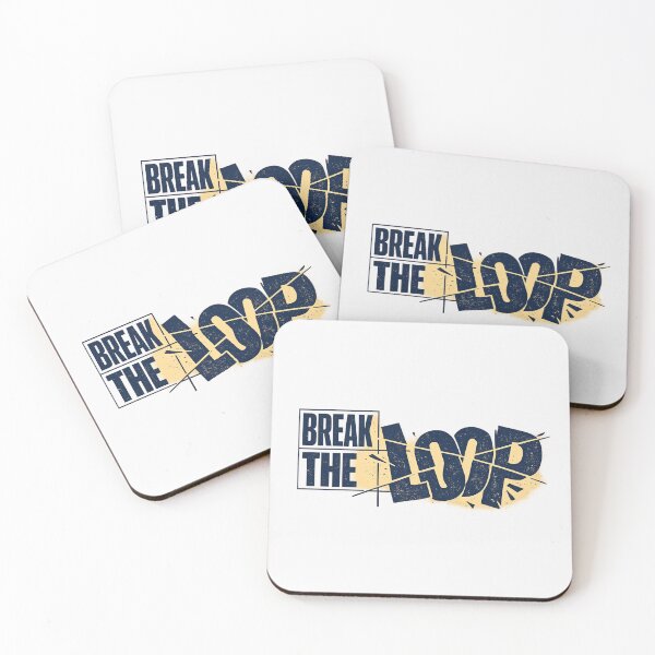 Item preview, Break The Loop Grid Typography Tee designed and sold by PhylonBoxx.