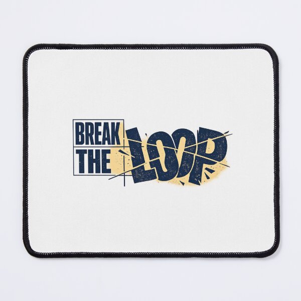 Item preview, Break The Loop Grid Typography Tee designed and sold by PhylonBoxx.