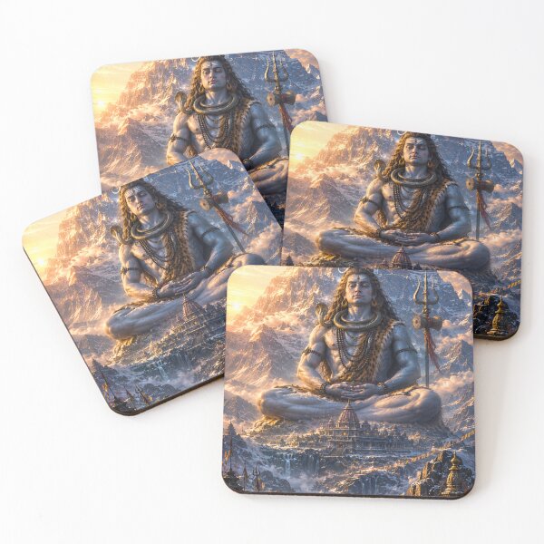 Item preview, Mahasivaratri Lord Shiva at Mount Kailash | Himalayan Meditation Wall Art designed and sold by Homyar.
