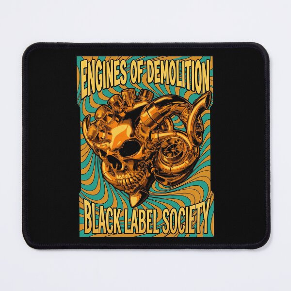 Item preview, Golden Turbo Engine Skull Engines Of Demolition Retro Art designed and sold by Brilleking.