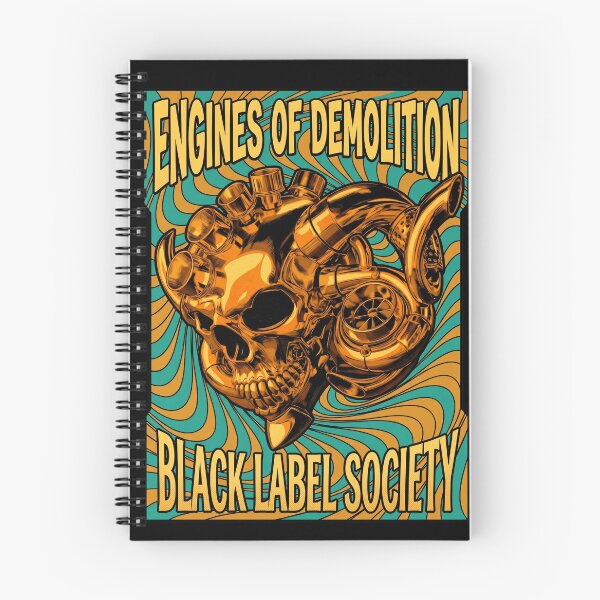 Item preview, Golden Turbo Engine Skull Engines Of Demolition Retro Art designed and sold by Brilleking.