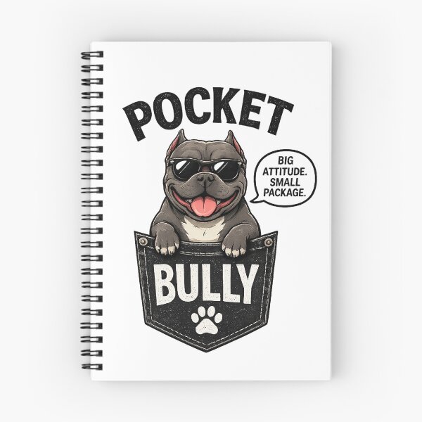 Item preview, Pocket Bully - Big Attitude Small Package Funny Dog Lover Design designed and sold by custom tattoos.