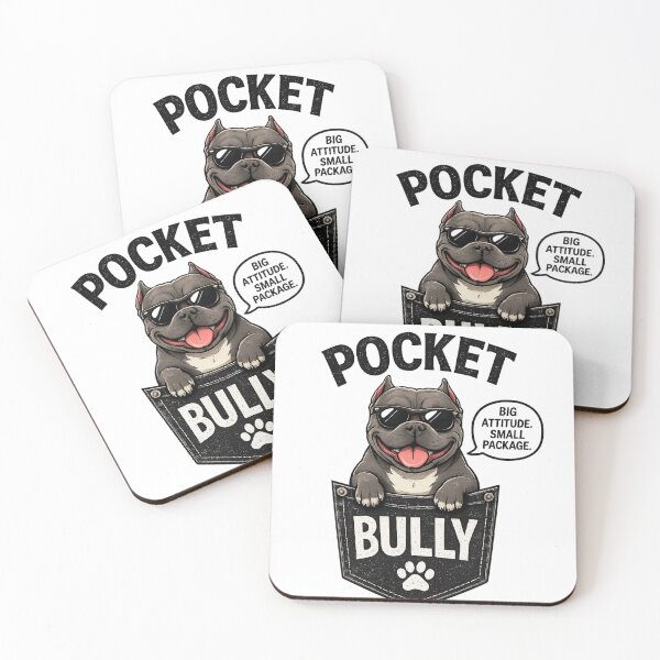 Item preview, Pocket Bully - Big Attitude Small Package Funny Dog Lover Design designed and sold by custom tattoos.