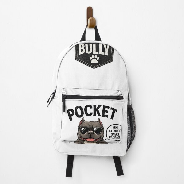 Item preview, Pocket Bully - Big Attitude Small Package Funny Dog Lover Design designed and sold by custom tattoos.