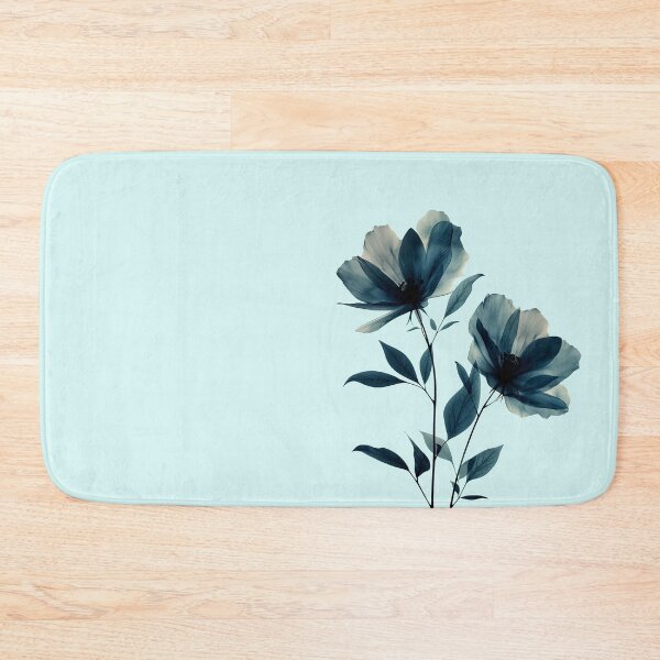 Item preview, Elegant Indigo X-Ray Botanical Floral Art designed and sold by colorful-white.