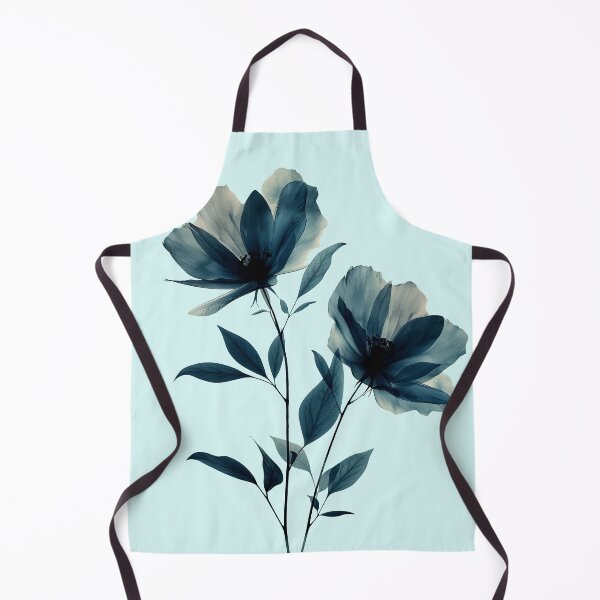 Item preview, Elegant Indigo X-Ray Botanical Floral Art designed and sold by colorful-white.