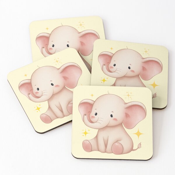 Item preview, Radiant Baby Elephant designed and sold by bubblyrainbow.