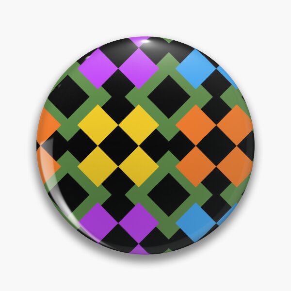 Item preview, Bold Multi Color Diamond Grid Pattern designed and sold by creativerooney.
