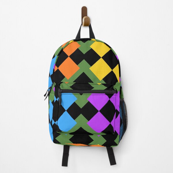 Item preview, Bold Multi Color Diamond Grid Pattern designed and sold by creativerooney.