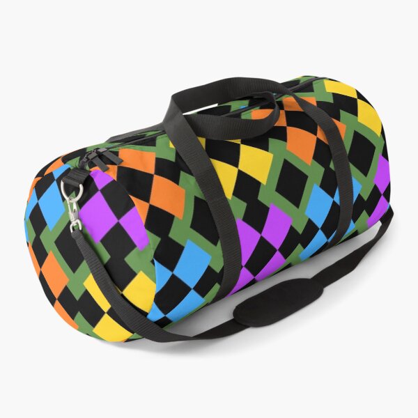 Item preview, Bold Multi Color Diamond Grid Pattern designed and sold by creativerooney.