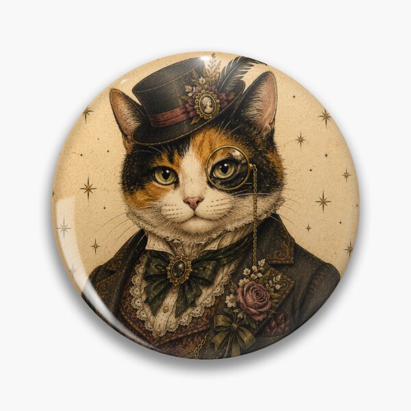 Item preview, Dapper Calico Cat designed and sold by Midnight-Moss.