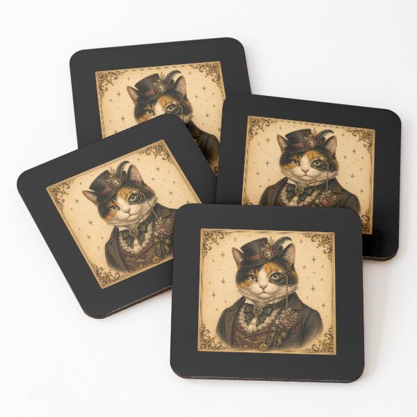 Item preview, Dapper Calico Cat designed and sold by Midnight-Moss.