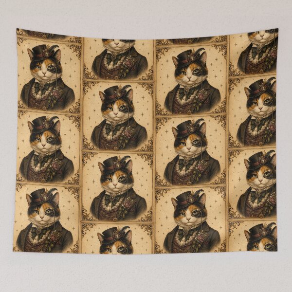 Item preview, Dapper Calico Cat designed and sold by Midnight-Moss.