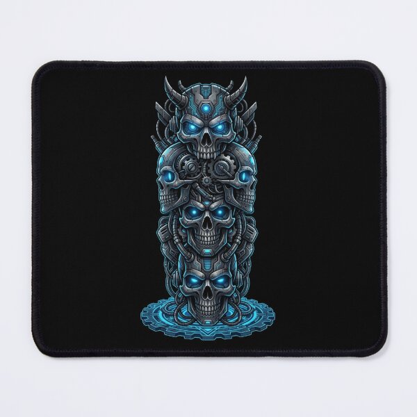 Item preview, Cyber Skull Totem designed and sold by Stickersdevelop.