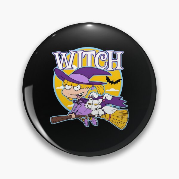 Item preview, Witch Angelica Pickles Cute Halloween Retro Cartoon Art designed and sold by MindrootEchoart.