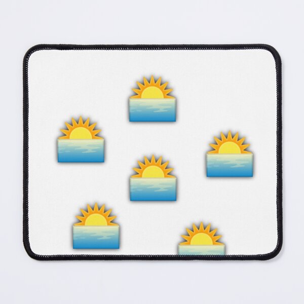 Item preview, Minimalist Sunset and Ocean Emoji Pattern designed and sold by Faali950.